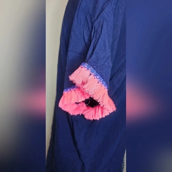 Cat & Jack Girl's Embroidered Boho Short Sleeve Top Size XL (14/16) - Picture 3 of 11